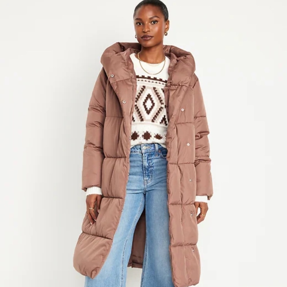 Old Navy long puffer jacket